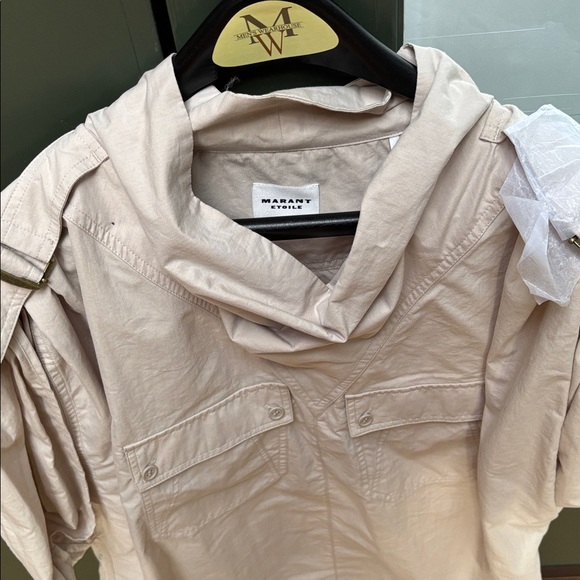 Isabel Marant Sleeveless Blouse in Cream - Picture 9 of 9